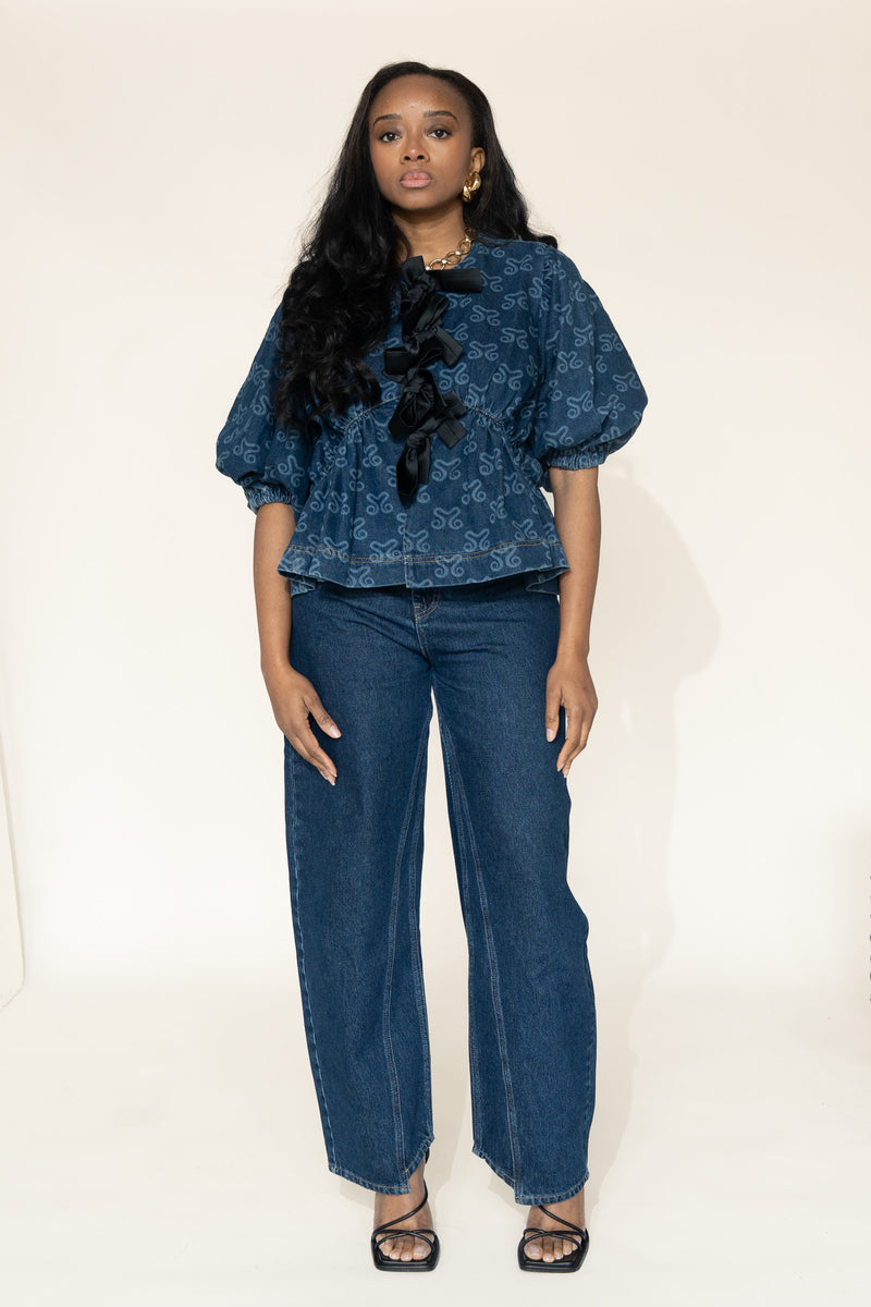 214 Riji Riji top - Denim – OMÔL