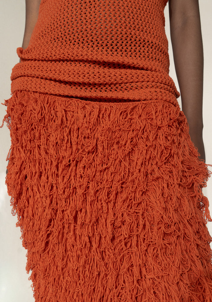 Sophisticated floral top - orange hues – OMÔL