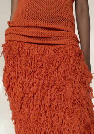 Sophisticated floral top - orange hues – OMÔL
