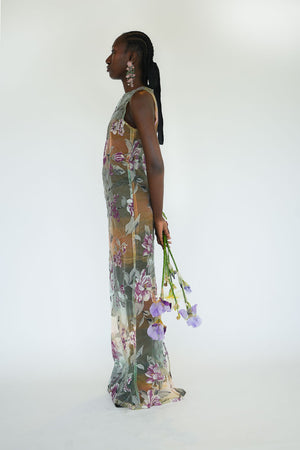 
                  
                    Load image into Gallery viewer, Sonti dress - Orange sheer
                  
                
