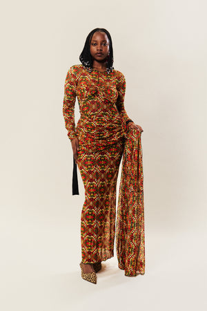 
                  
                    Load image into Gallery viewer, Swelle dress - Orange
                  
                