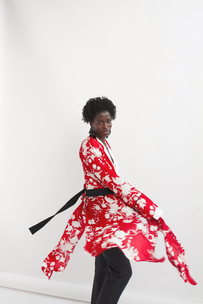 
                  
                    Load image into Gallery viewer, Nkoti kimono - Red
                  
                