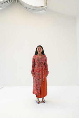 
                  
                    Load image into Gallery viewer, Yoke dress - Red
                  
                